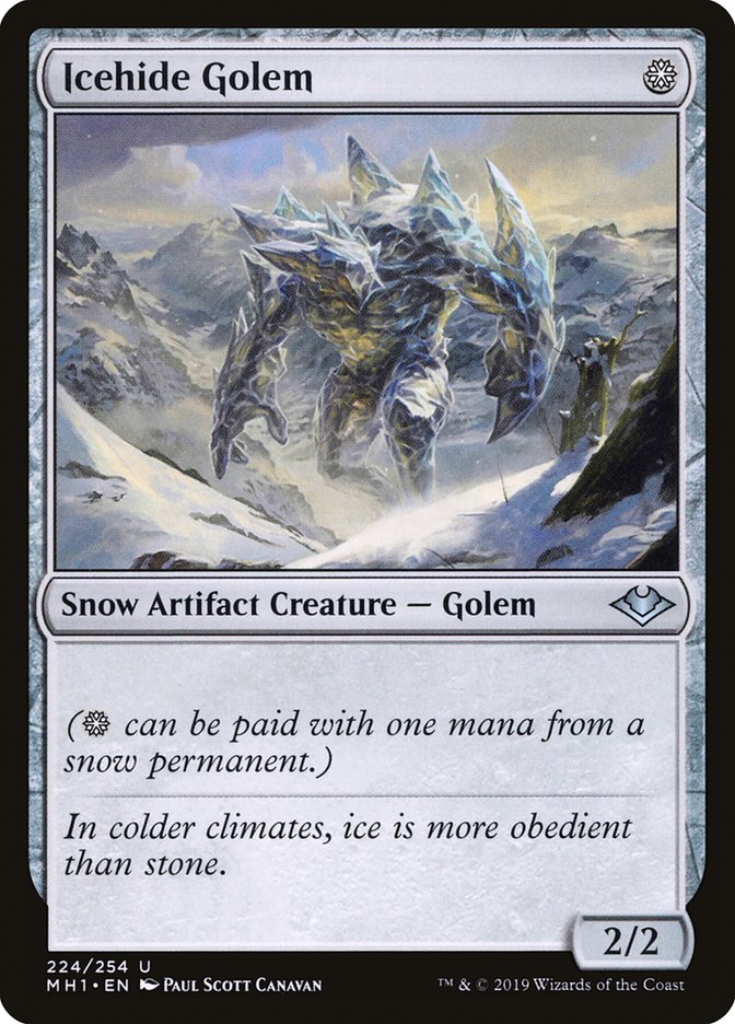 Icehide Golem [Modern Horizons] | Magic Magpie