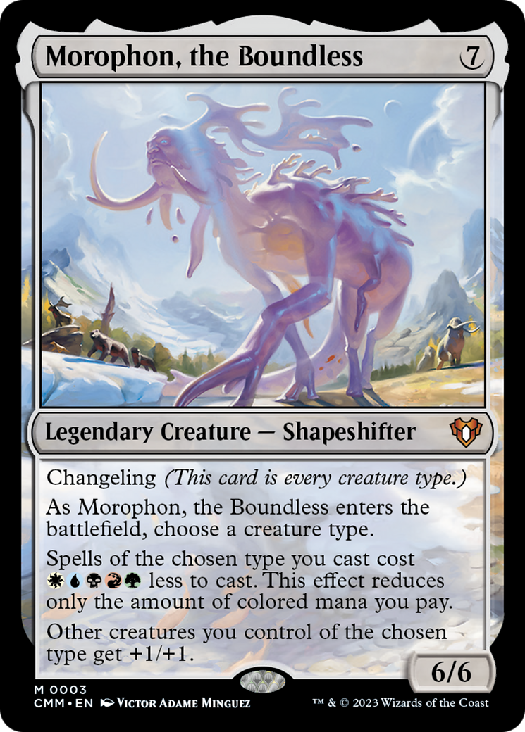 Morophon, the Boundless [Commander Masters] | Magic Magpie