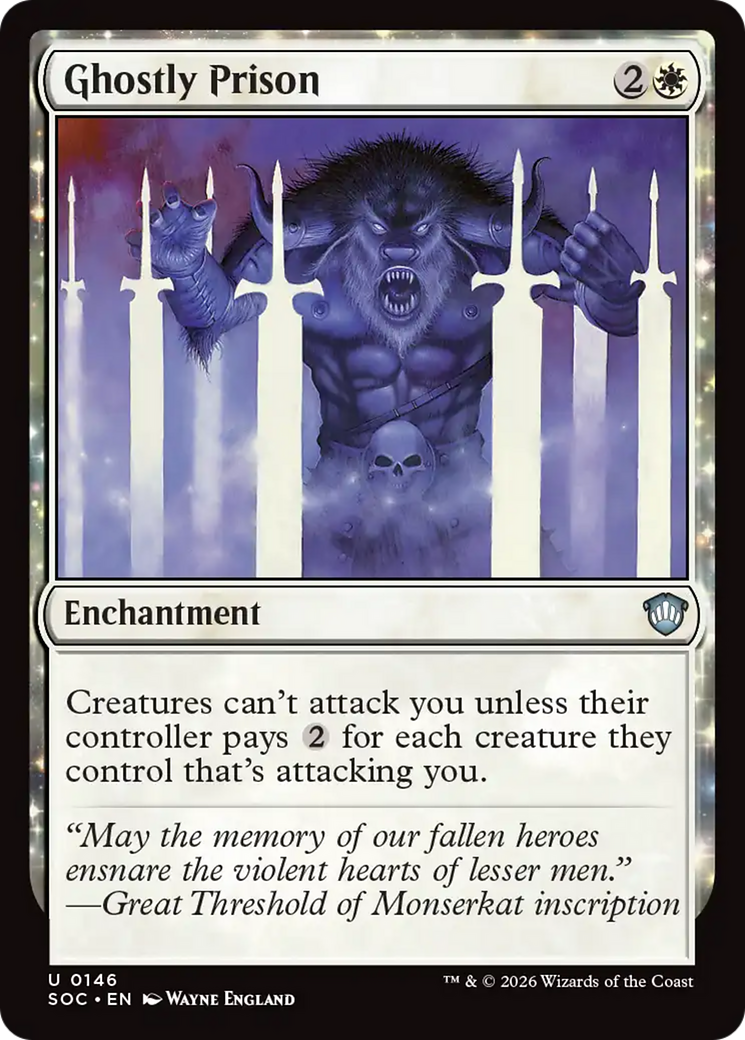 Ghostly Prison [Secrets of Strixhaven Commander] | Magic Magpie