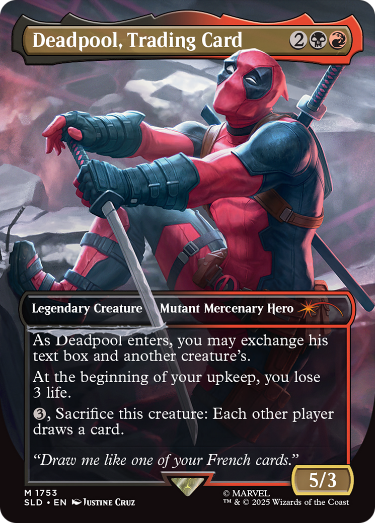 Deadpool, Trading Card [Secret Lair Drop Series] | Magic Magpie