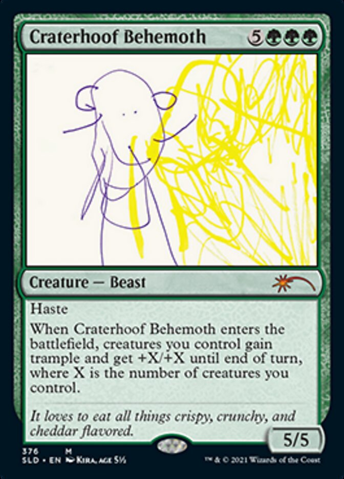 Craterhoof Behemoth (376) [Secret Lair Drop Series] | Magic Magpie