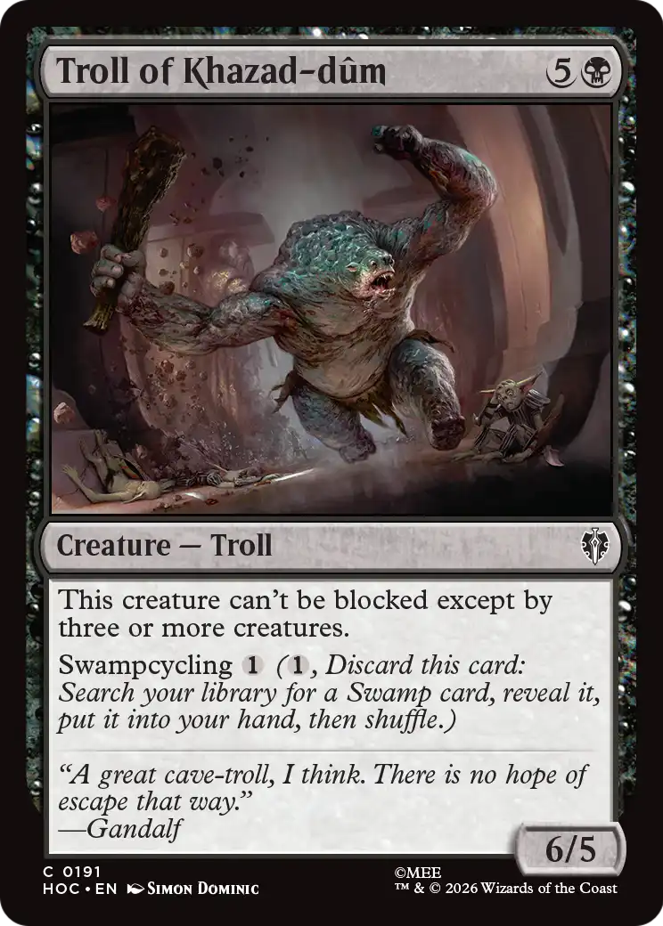 Troll of Khazad-dum [The Hobbit: Eternal-Legal] | Magic Magpie