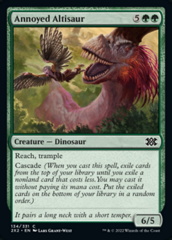 Annoyed Altisaur [Double Masters 2022] | Magic Magpie