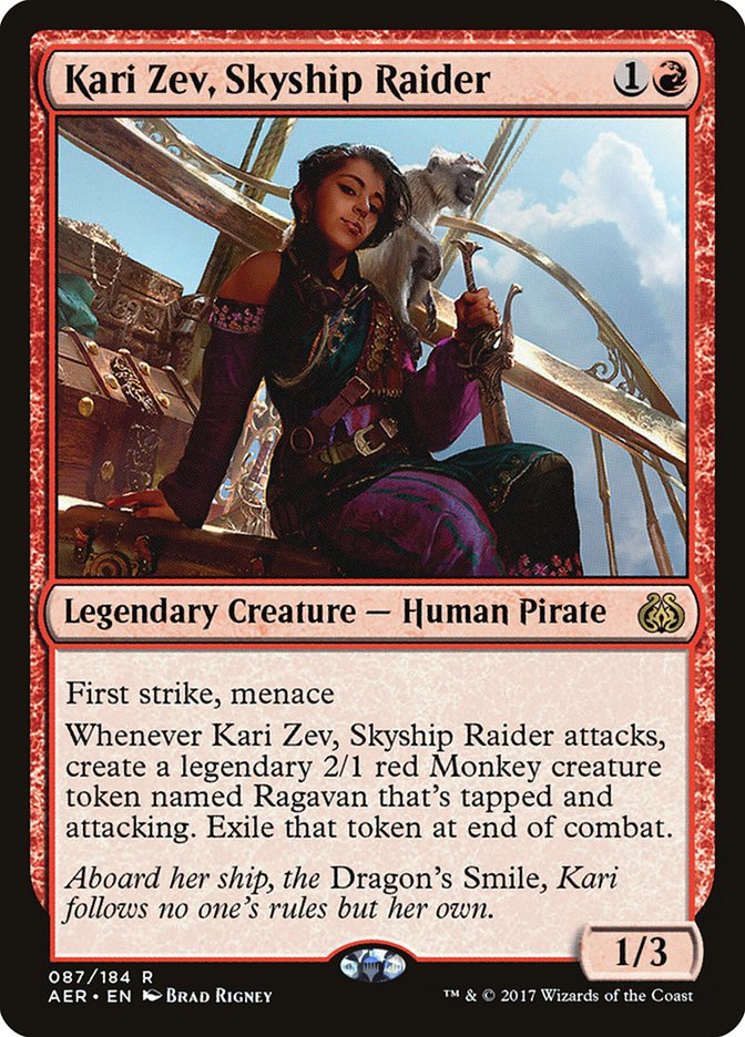 Kari Zev, Skyship Raider [Aether Revolt] | Magic Magpie