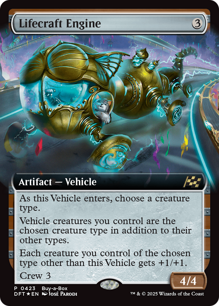 Lifecraft Engine (Extended Art) (Buy-A-Box) [Aetherdrift Promos] | Magic Magpie