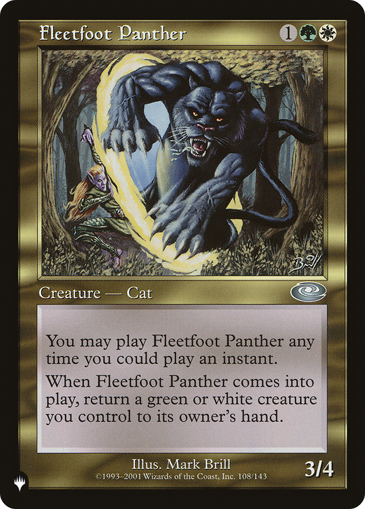 Fleetfoot Panther [The List] | Magic Magpie