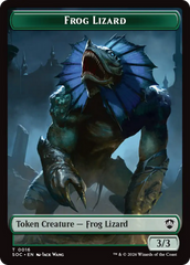Food // Frog Lizard Double-Sided Token [Secrets of Strixhaven Commander Tokens] | Magic Magpie