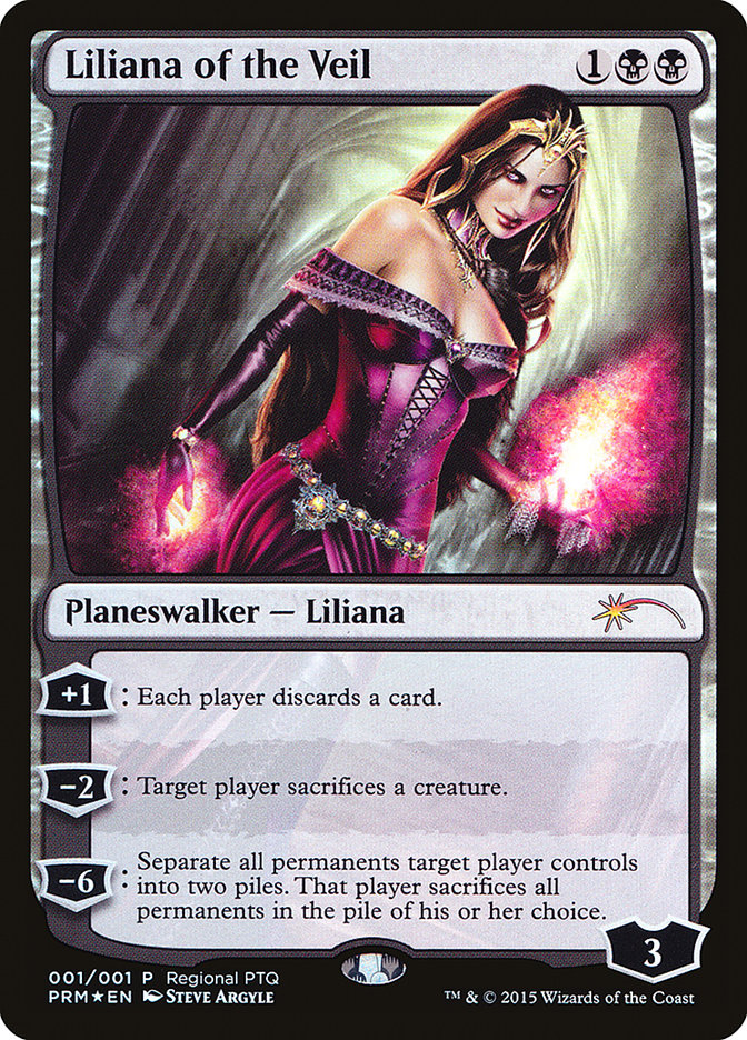 Liliana of the Veil (Regional PTQ) [Pro Tour Promos] | Magic Magpie