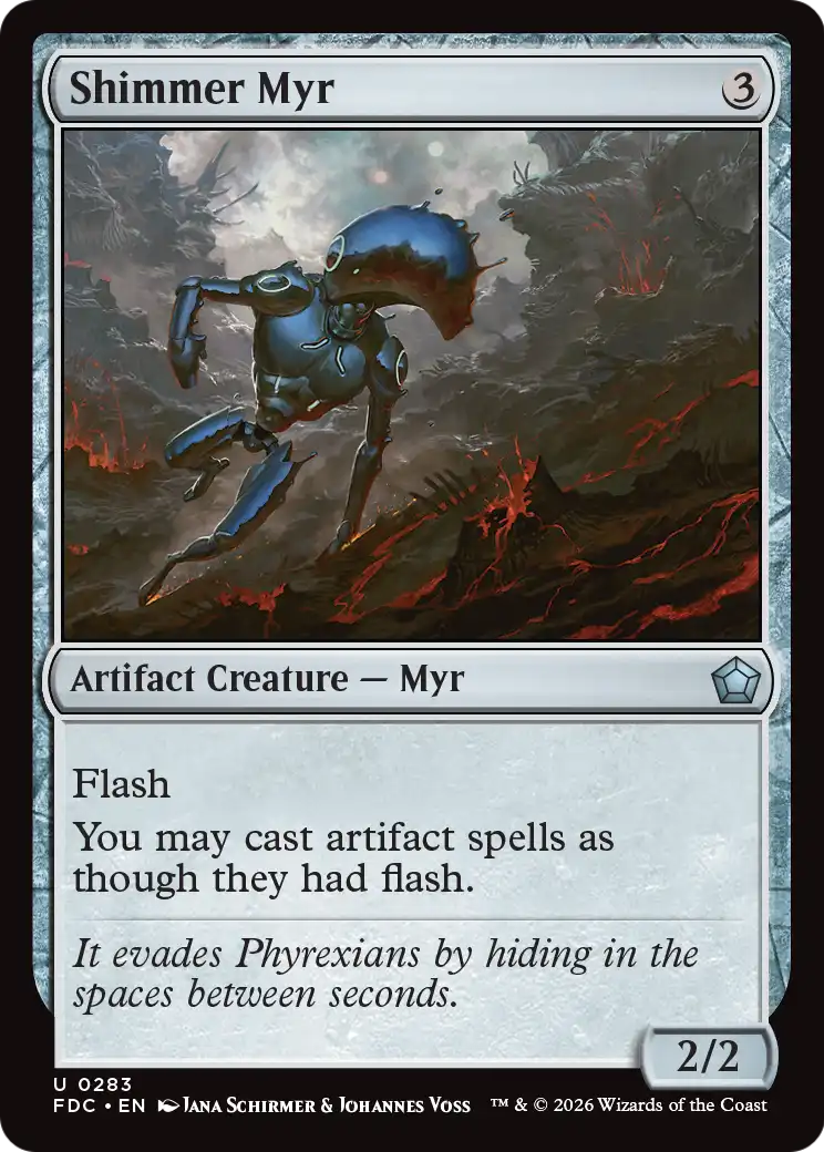 Shimmer Myr [Foundations Commander] | Magic Magpie