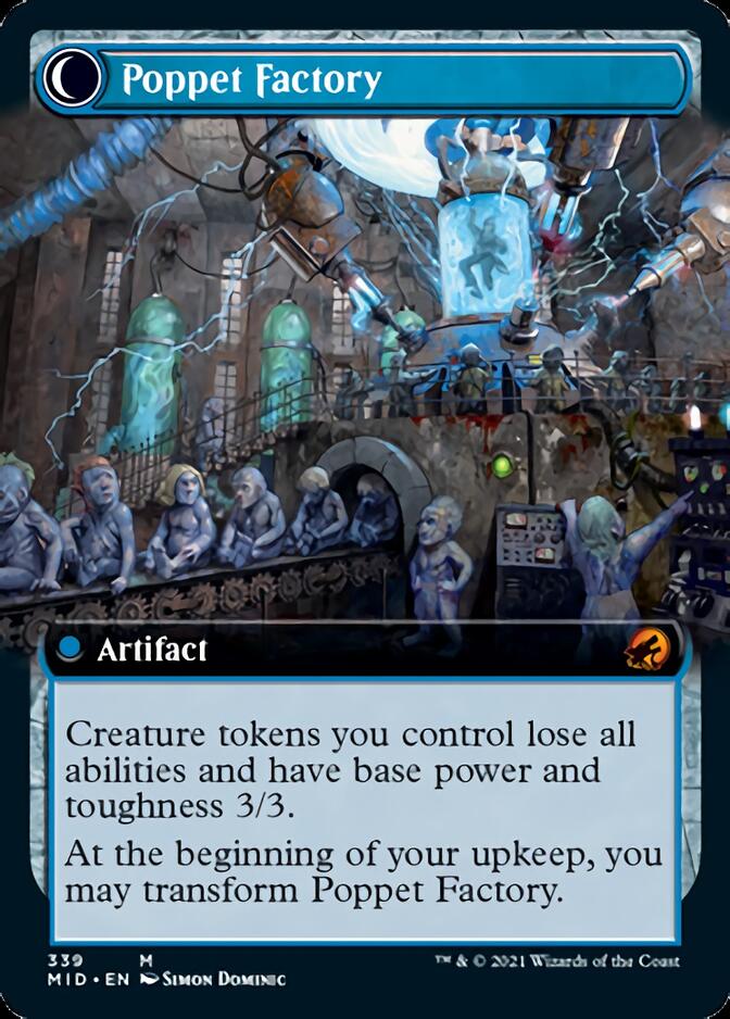 Poppet Stitcher // Poppet Factory (Extended Art) [Innistrad: Midnight Hunt] | Magic Magpie