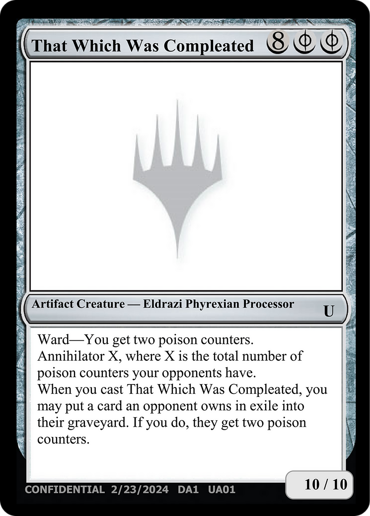 That Which Was Compleated [Unknown Event] | Magic Magpie