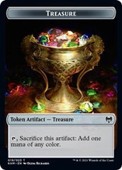 Treasure // Kaya, the Inexorable Emblem Double-Sided Token [Kaldheim Tokens] | Magic Magpie