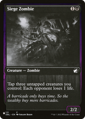 Siege Zombie [The List] | Magic Magpie