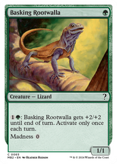 Basking Rootwalla (White Border) [Mystery Booster 2] | Magic Magpie