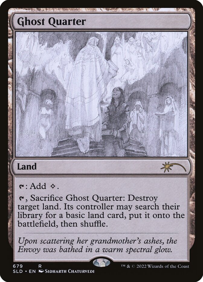 Ghost Quarter (Sketch) [Secret Lair Drop Promos] | Magic Magpie