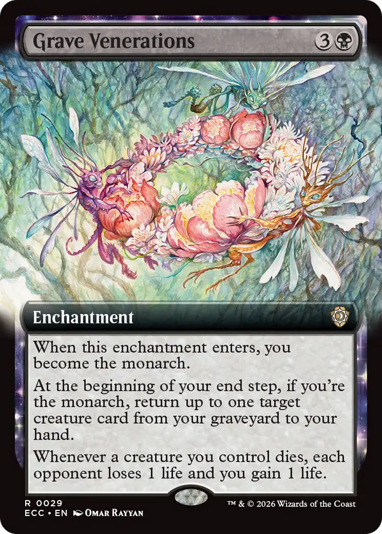 Grave Venerations (Extended Art) [Lorwyn Eclipsed Commander] | Magic Magpie