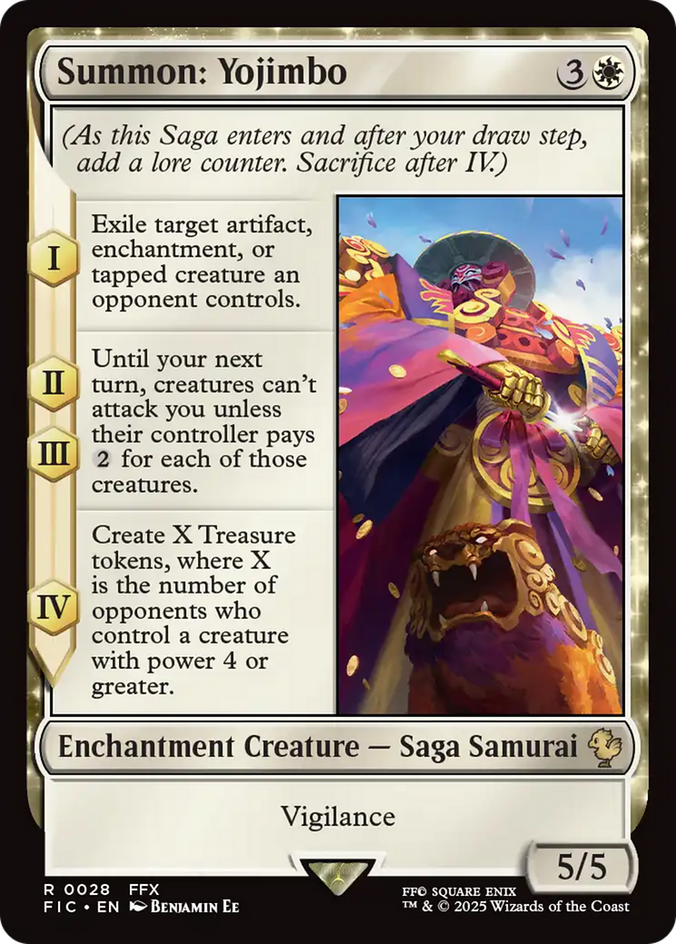 Summon: Yojimbo [FINAL FANTASY Commander] | Magic Magpie