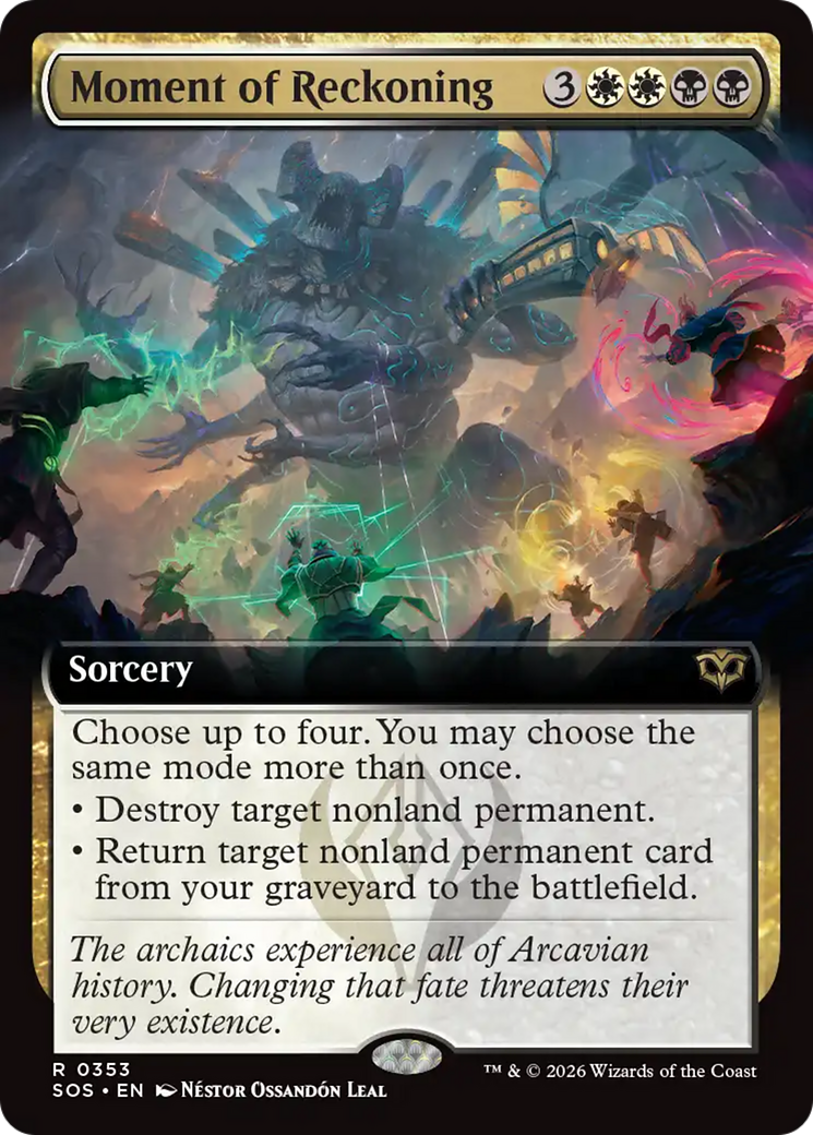 Moment of Reckoning (Extended Art) [Secrets of Strixhaven] | Magic Magpie