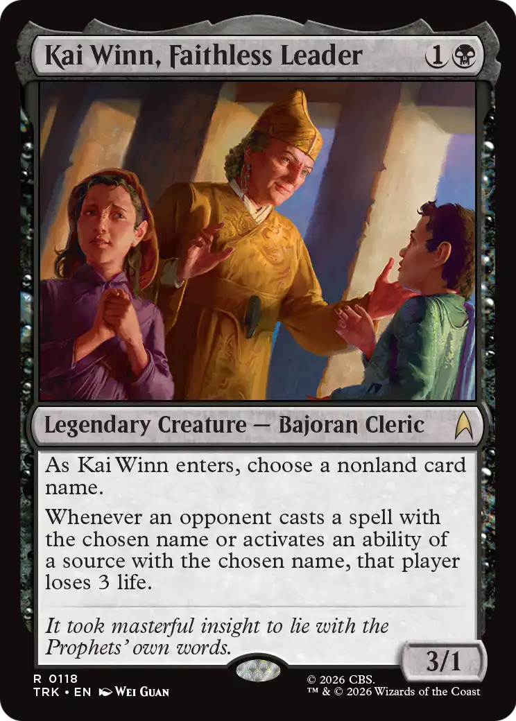 Kai Winn, Faithless Leader [Star Trek] | Magic Magpie