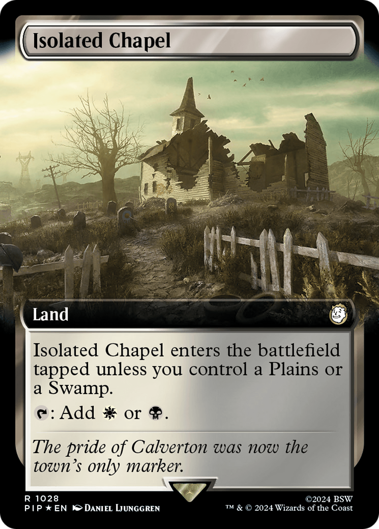 Isolated Chapel (Extended Art) (Surge Foil) [Fallout] | Magic Magpie