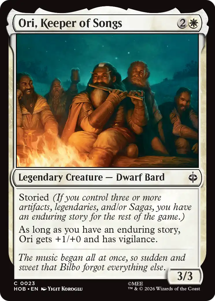 Ori, Keeper of Songs [The Hobbit] | Magic Magpie