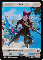 Hero (0003) // Food Double-Sided Token [FINAL FANTASY Tokens] | Magic Magpie