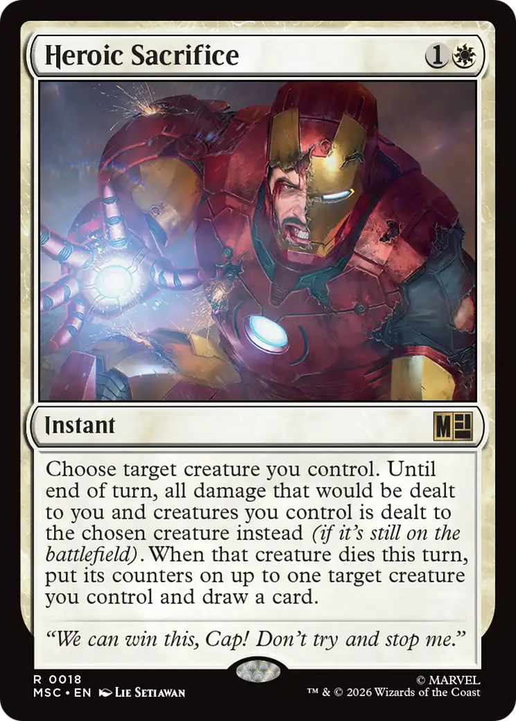 Heroic Sacrifice [Marvel Super Heroes Commander] | Magic Magpie