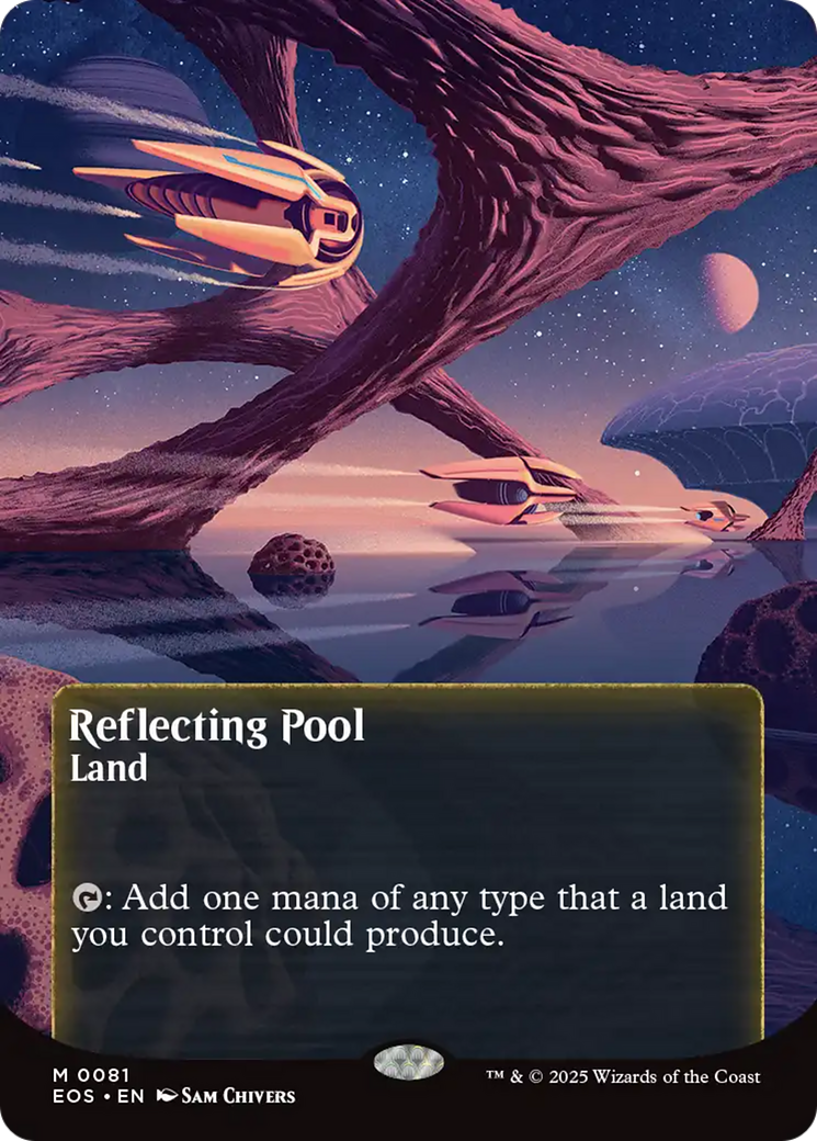 Reflecting Pool (0081) (Borderless) [Edge of Eternities: Stellar Sights] | Magic Magpie