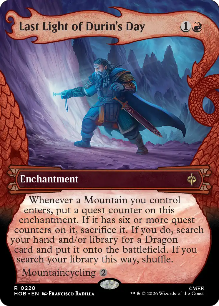 Last Light of Durin's Day (Showcase) [The Hobbit] | Magic Magpie