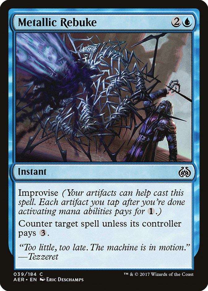 Metallic Rebuke [Aether Revolt] | Magic Magpie