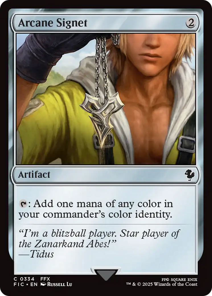 Arcane Signet (0334) [FINAL FANTASY Commander] | Magic Magpie