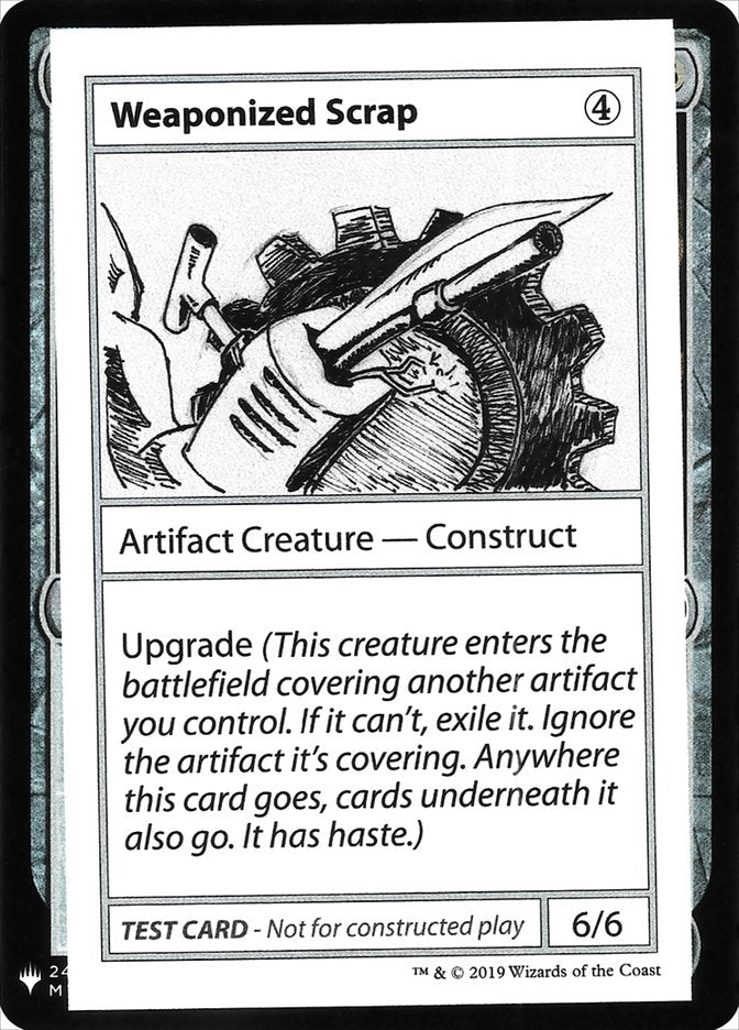 Weaponized Scrap [Mystery Booster Playtest Cards] | Magic Magpie