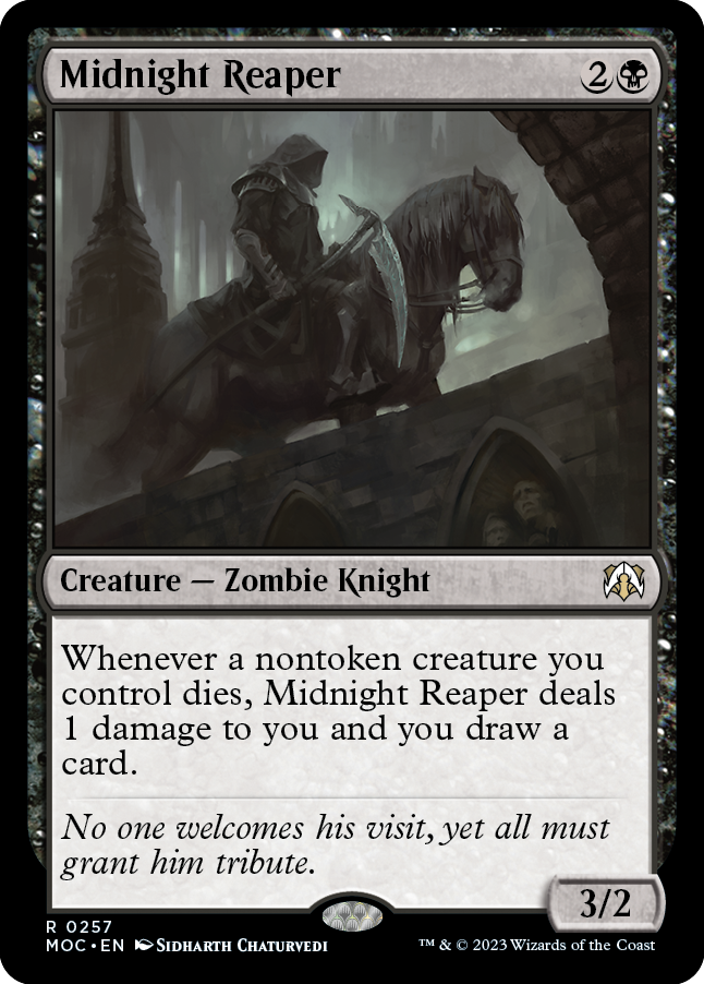 Midnight Reaper [March of the Machine Commander] | Magic Magpie