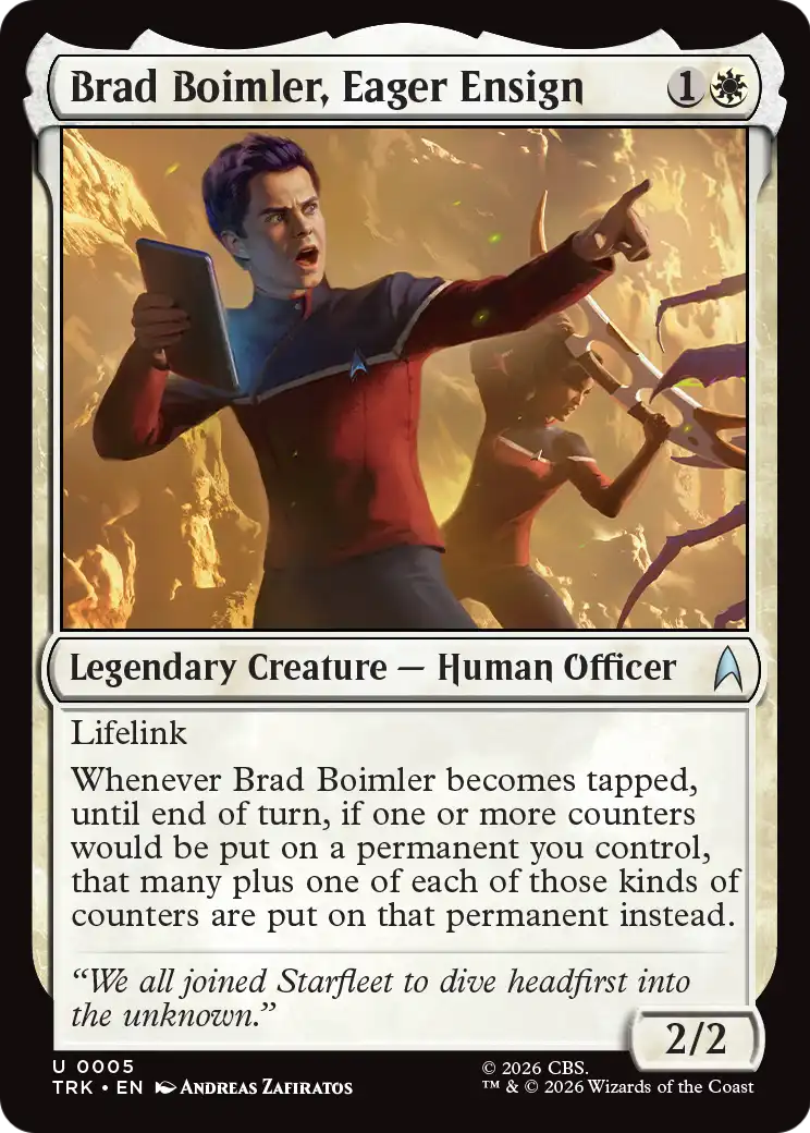 Brad Boimler, Eager Ensign [Star Trek] | Magic Magpie