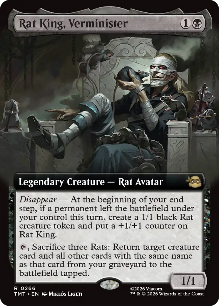 Rat King, Verminister (Extended Art) [Teenage Mutant Ninja Turtles] | Magic Magpie