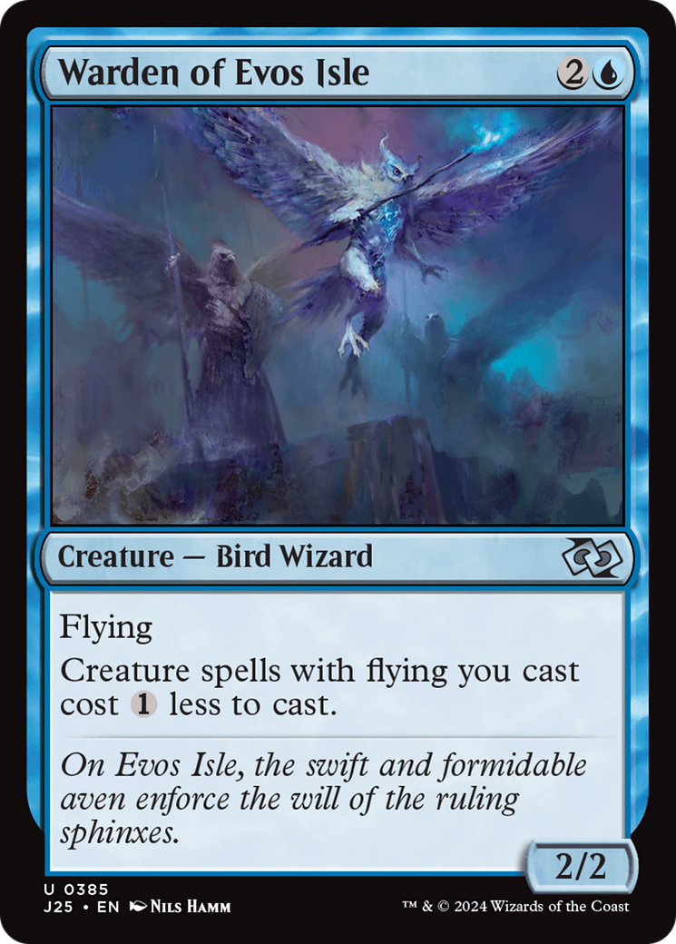 Warden of Evos Isle [Foundations Jumpstart] | Magic Magpie