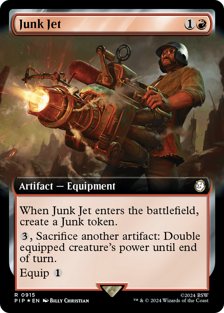Junk Jet (Extended Art) (Surge Foil) [Fallout] | Magic Magpie
