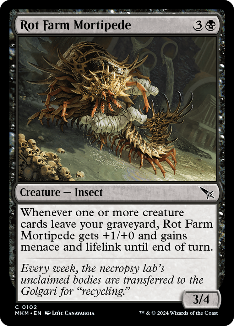 Rot Farm Mortipede [Murders at Karlov Manor] | Magic Magpie