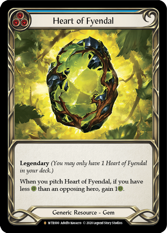 Heart of Fyendal [U-WTR000] (Welcome to Rathe Unlimited)  Unlimited Rainbow Foil | Magic Magpie