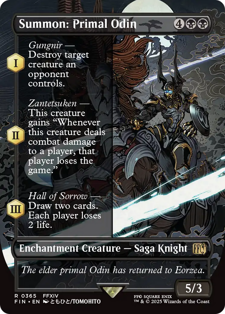 Summon: Primal Odin (Borderless) [FINAL FANTASY] | Magic Magpie