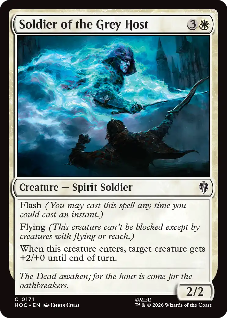 Soldier of the Grey Host [The Hobbit: Eternal-Legal] | Magic Magpie