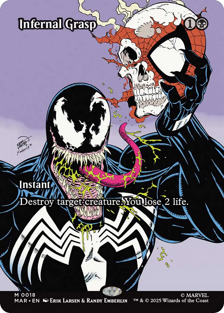 Infernal Grasp (Borderless) [Marvel's Spider-Man: Eternal-Legal] | Magic Magpie