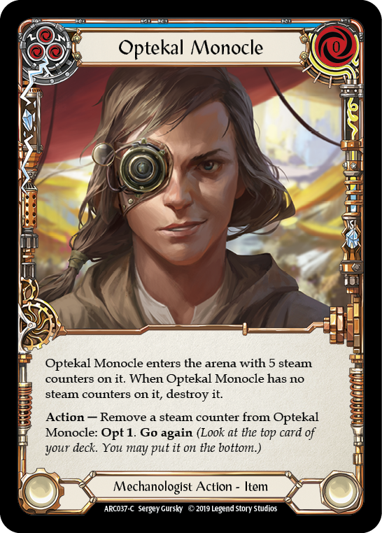 Optekal Monocle [ARC037-C] (Arcane Rising)  1st Edition Normal | Magic Magpie