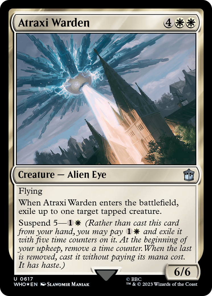 Atraxi Warden (Surge Foil) [Doctor Who] | Magic Magpie