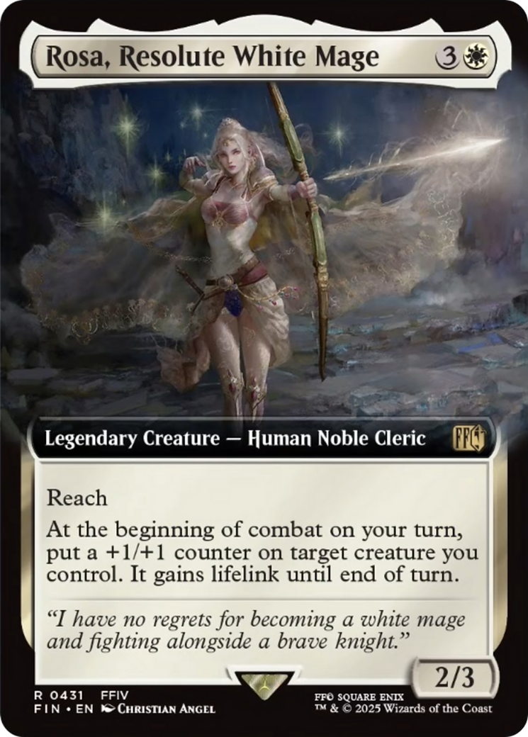 Rosa, Resolute White Mage (Extended Art) [FINAL FANTASY] | Magic Magpie