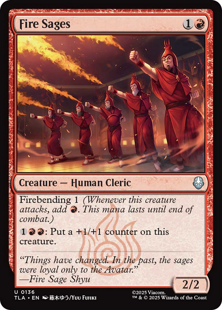 Fire Sages [Avatar: The Last Airbender] | Magic Magpie