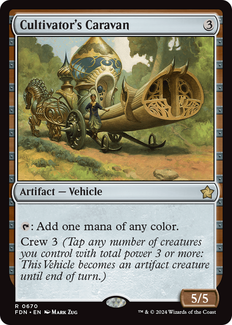 Cultivator's Caravan [Foundations] | Magic Magpie