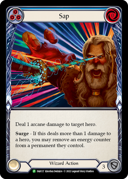Sap (Blue) [FAB117] (Promo)  Rainbow Foil | Magic Magpie
