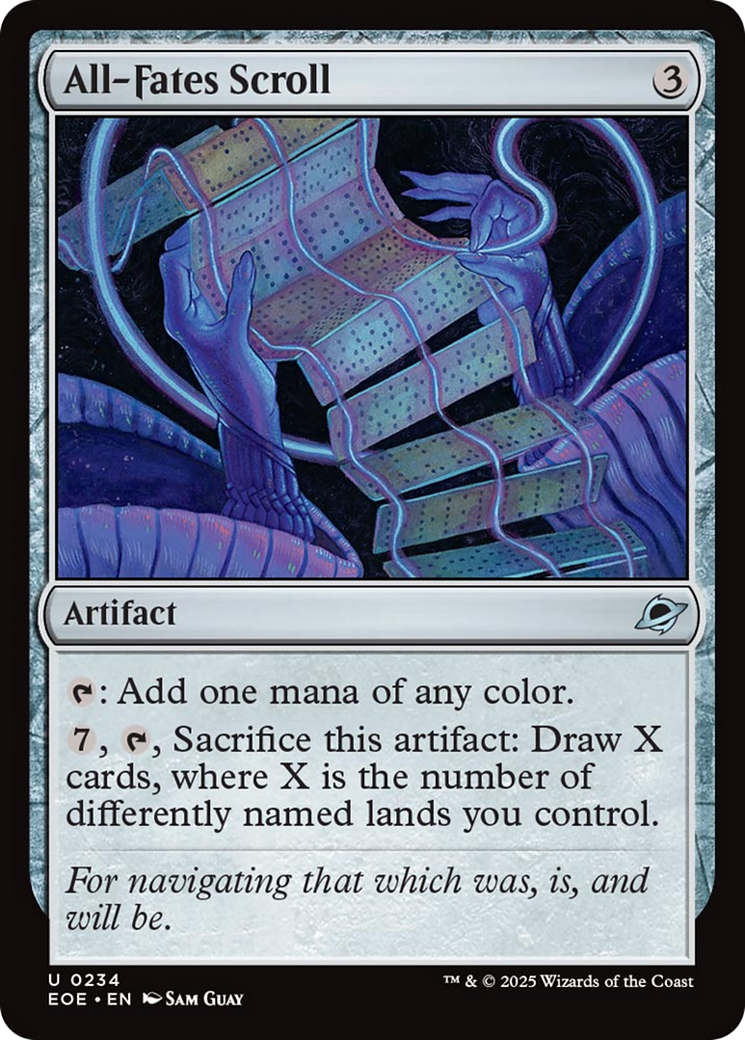 All-Fates Scroll [Edge of Eternities] | Magic Magpie