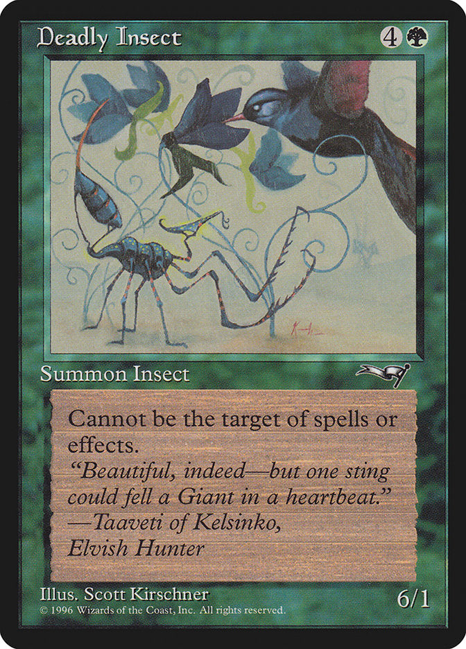 Deadly Insect (Bird Art) [Alliances] | Magic Magpie